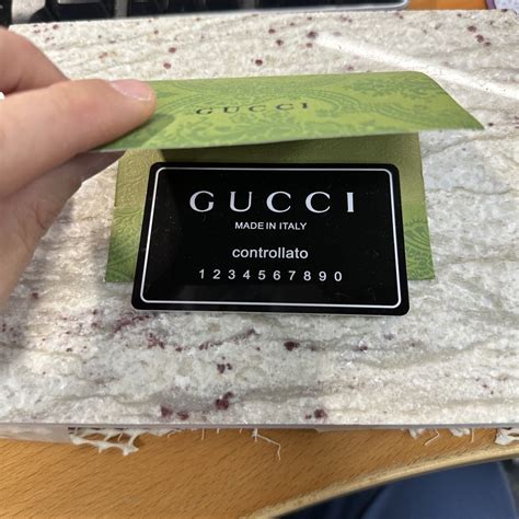 gucci fake fur|Gucci authenticity card.